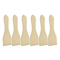 Metaltex, Spatules à raclette bois x6