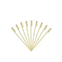 Metaltex, 50 brochettes à poignées bambou 15cm