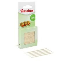 METALTEX Cure-dents en boîte distributeur bois x300