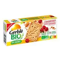 Gerblé, Sablé amande cranberry