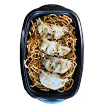 Sky Kitchen, Gyoza poulet et nouilles sauce soja