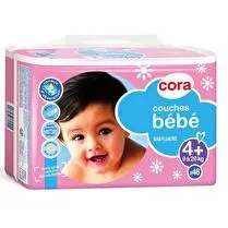 Cora, Couches baby T4+ géant