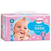 Cora, Couches baby T3 géant