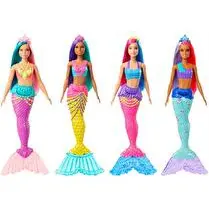 Mattel, poupée barbie sirène dreamtopia au choix