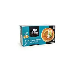3 toques, Étui de 4 vol-au-vent au beurre