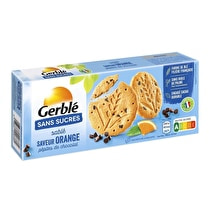Gerblé, Sablé orange pépites choco sans sucres