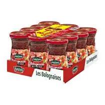 Panzani, Sauce bolognaise  Pur boeuf    x 8  plus 4 offerts