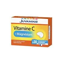 Juvamine, Vitamine c et magnésium 30 comprimés a croquer 68g Juvamine