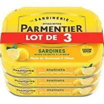 Parmentier, Sardines citron