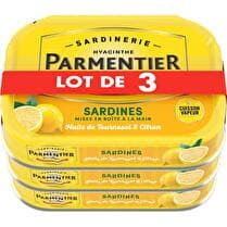 PARMENTIER Sardines citron