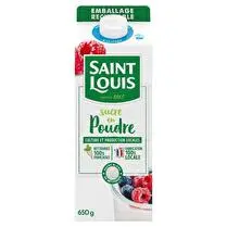 Saint Louis, Sucre en poudre