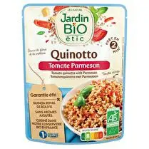 Jardin bio étic, Doypack quinotto tomate parmesan BIO