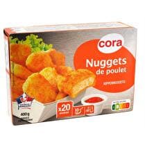 CORA Nuggets de poulet  x20