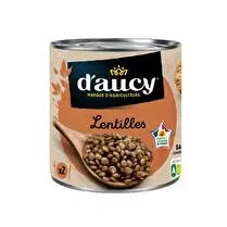 D'aucy, Lentilles préparées 1/2