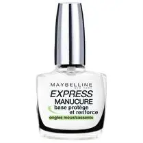 Gemey maybelline, Vernis à ongles  Tenue and strong protège et renforce base coat nu