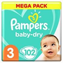 PAMPERS Couches intégral mega t3