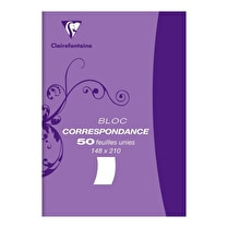 Clairefontaine, Bloc uni 14,8x21cm