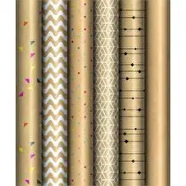 EUREK'ART, Papier cadeau kraft 2x70cm 60g