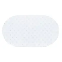 Arvix, Tapis de baignoire translucide uni - PVC 38x69
