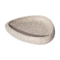 Arvix, Porte savon résine - Beige