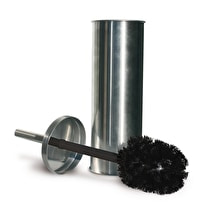 Arvix, Pot à balai avec brosse WC - Métal finition mate