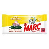 ST MARC Lingettes biodégradables anti-allergènes