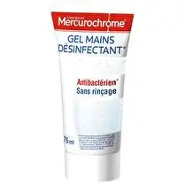 Mercurochrome, Gel hydroalcoolique