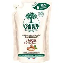 L'arbre vert bien-être, Recharge crème lavante mains argan