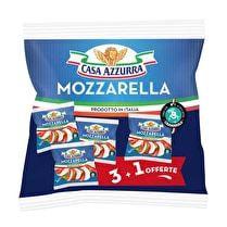 Casa azzurra, Mozzarella - 3 x 125 g + 1 offerte