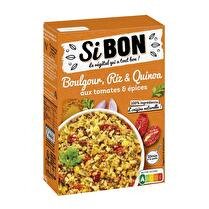 SI BON Boulgour riz et quinoa aux tomates et épices