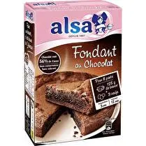 Alsa, Préparation pour  Fondant chocolat