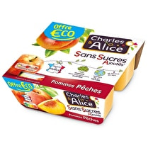 Charles & Alice, Sans sucres ajoutés Pomme pêche