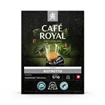 Café royal, Capsules aluminium ristretto type nespresso x 18