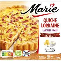 Marie, Quiche Lorraine lardons fumés pur beurre