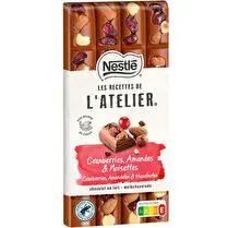 Nestlé, Chocolat lait cranberries amandes et noisettes