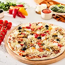Fabriqué dans nos ateliers, Pizza Méditérranéenne