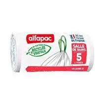 Alfapac, Sacs poubelles coulissac salle de bain 5l x25
