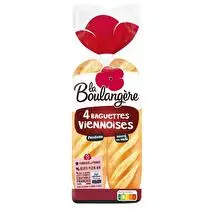 La boulangère, Baguette viennoise nature x4