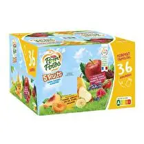 Materne, Sans sucres ajoutés aux 5 fruits jaunes et 5 fruits rouges