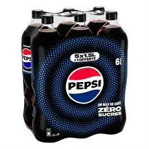 Pepsi, Cola zéro sucres 5 + 1 offerte
