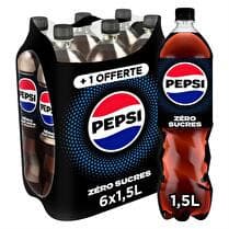PEPSI MAX Cola zéro sucres 5 + 1 offerte