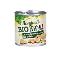 Bonduelle, Champignons de Paris émincés Bio
