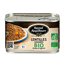 Raynal et Roquelaure, Lentilles cuisinées bio
