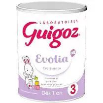 Guigoz, Evolia a2 - croissance