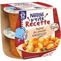 Nestlé, P'tite recette tajine de poulet dés 12 mois