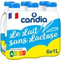Candia, Lait sans lactose - Doux et léger facile à digérer 1% MG