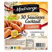 Madrange, Saucisses cocktail nature x30