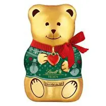 Lindt, OURS DE NOEL NOEUD ROUGE