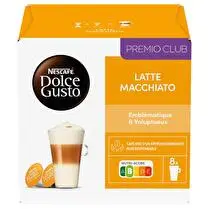 Nescafé Dolce Gusto, Capsule latte macchiatto x16