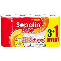 Sopalin, Essuie tout Décoré - Lot de 3 + 1 offert